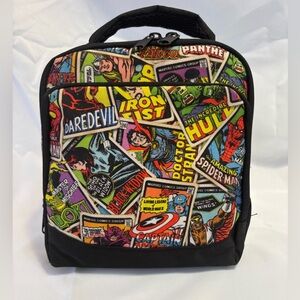 Marvel Comics Avengers Print Design Small Backpack Book Bag Superhero